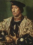 GOSSAERT, Jan (Mabuse) Portrait of Baudouin of Burgundy - Oil on panel Staatliche Museen oil painting reproduction